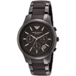 Emporio armani homme 43mm bracelet & boitier céramique quartz montre ar1452 Emporio armani homme 43mm bracelet & boitier céramique quartz montre ar1452