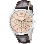 Montre - emporio armani - ar2433 - 43mm - cuir marron - quartz analogique