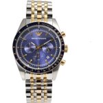 Emporio armani homme 46mm bracelet acier bicolore quartz montre ar6088 Emporio armani homme 46mm bracelet acier bicolore quartz montre ar6088