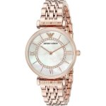 Montre bracelet emporio armani ar1909 - femme - quartz - analogique - bracelet acier inoxydable - coloris ...
