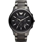 Emporio armani montre chronographe ar1451 - homme - noir