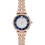 Emporio armani - montre femmes - quartz - analogique - bracelet acier inoxydable ip - ros - ar11423