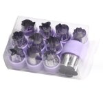 Emporte - pi�ces - 12 pi�ces - acier inoxydable - formes fruits et l�gumes - p�tisserie professionnelle ...