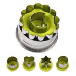 Emporte - pi�ces - 6 pi�ces - acier inoxydable - dimensions 6x4. 8 cm - pour biscuits et g�teaux