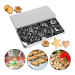 Emporte - pices  biscuits - lot de 30 - plastique - compatible lave - vaisselle - divers motifs