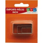 Emporte - pices mtal rectangle 3 pices