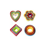 Emporte - pice ptisserie - 22pcs - abs de qualit alimentaire - compatible lave - vaisselle - 4 formes ...