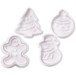 Emporte - pices  poussoir - nol - 4 pcs - plastique - compatible lave - vaisselle