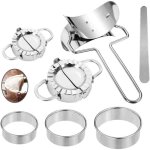 Emporte pi�ce � roulette p�tisserie raviolismoules a acier inoxydable ustensilespie crimper p�tisserie ...