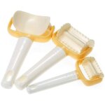Emporte pi�ces set - m�tal - jaune - compatible lave - vaisselle - compatible cong�lateur