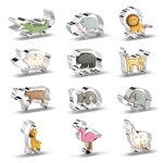 Emporte - pi�ces - 12 pcs - acier inoxydable - animaux de dessin anim� - diy d�coration g�teau