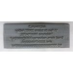 Empreinte tampon trodat printy 4913 adhésive plaque de texte 58 x 22 mm Empreinte tampon trodat printy 4913 adhésive plaque de texte 58 x 22 mm