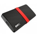 Disque ssd portable - emtec - x200 - 256 go - usb 3. 1 gen 1 - rsistant aux chocs