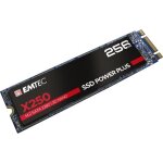Disque ssd interne emtec x250 m. 2 256 go sata iii 3d nand