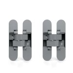 Emuca lot de 2 charnières à boîtier pour portes de passage charge 40kg ouverture à 180 degrés zamak gris ... Emuca lot de 2 charnières à boîtier pour portes de passage charge 40kg ouverture à 180 degrés zamak gris ...