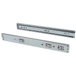 Emuca jeu de coulisses pour tiroirs � billes � sortie totale hauteur 45mm longueur 500mm acier zingu� ...