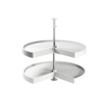 Emuca jeu de ensemble de plateaux tournants shelvo 3 / 4 pour module de 900mm plastique &. aluminium ... Emuca jeu de ensemble de plateaux tournants shelvo 3 / 4 pour module de 900mm plastique &. aluminium ...