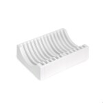 Emuca kit de rangement pour assiettes 13 assiettes maximum plastique blanc