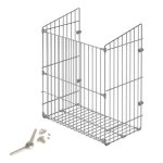 - emuca panier � linge avec syst�me de portes basculantes module 450mm acier chrom�
