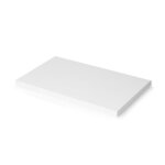 Emuca plateaux de table 900x500 peint en blanc bois