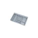 Range - couverts - emuca - optima universal - 800 mm - plastique gris - grande capacit