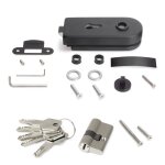 Emuca serrure pour porte en verre avec cadre en bois cylindre avec cl�s pour porte en verre 8 - 12mm ...