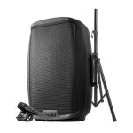Enceinte active gemini as - 2115bt - pk boomer 15 puissance 2000w usb sd bluetooth radio fm tws pied ...