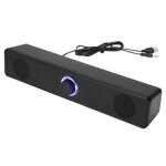 Enceinte de bar bluetooth qualit� sonore haute d�finition r�duction du bruit st�r�o portable noir