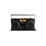 Enceinte bluetooth portable - we are rewind - blaster curtis - lecteur cassette - radio - noir