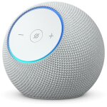 Enceinte connect�e - amazon - echo dot max - 1 tweeter + 1 caisson de basses - wi - fi - blanc glacier ...