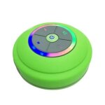 Enceinte de douche tanche led bluetooth sans fil - getek - haut - parleur portable avec ventouse et ...