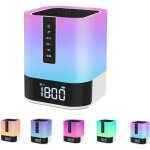 Enceinte hautparleur bluetooth portableenceinte bluetooth radio reveil contrle tactile lampe de tablereveil ...