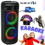 Enceinte karaoke enfant usb bluetooth ibiza sigma20 sur batterie 100w - 2 micros - fête - boum - anniversaire ... Enceinte karaoke enfant usb bluetooth ibiza sigma20 sur batterie 100w - 2 micros - fête - boum - anniversaire ...
