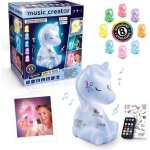 Enceinte licorne lumineuse - canal toys - studio creator - sans fil - 8 couleurs diffrentes