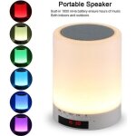Enceinte portable bluetooth - - haut - parleur portatif sans fil de bluetooth avec la lumi�re de 7 couleurs ...