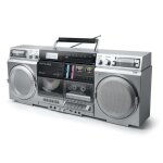 Enceinte portable - muse - m - 380 gbs - 80w - bluetooth - enregistreur de cassette
