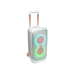 Enceinte de soire portable  roulettes jbl partybox stage 320 bluetooth blanc