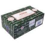 Encens nag champa satya - jasmine - 15 grs - lot de 12 unique multicolore