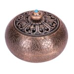 Encensoir - bouddha - mtal vintage - 97 cm - dcoration classique - fume parfume