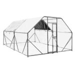 Wiltec parc enclos xxl pour petits animaux domestiques ? 4 x 3 x 2 m ? en acier ? cl�ture verrouillable ...