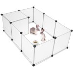 Enclos pliant pour lapins - parc pour chiot - diy clture - pour petits animaux - 12 panneaux - 35 * ...