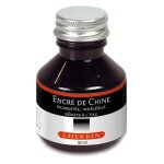 Encre de chine - j. herbin - 50ml - noir - ind�l�bile - r�sistante � leau