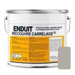 Enduit carrelage effet b�ton salle de bain cuisine recouvre les joints lisse et d�core 15 kg galet