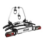 Enduro sd260 porte vélo universel plateforme coulissant argenté fourgon Enduro sd260 porte vélo universel plateforme coulissant argenté fourgon
