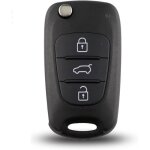 Energy 01 - 3 boutons coque cl� compatible hyundai i20 ix35 i30 ix20 i30 elantra veloster kia ceed picanto ...