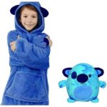 Enfant wearable robe couvertures polaire en peluche  manches hiver huggle pets chaud sweat  capuche ...
