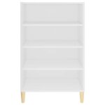 Enfilade de rangement blanc - lemon� buffet bas blanc - 57x35x90cm - bois d?ing�nierie 272 - soldes