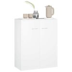 Enfilade de rangement blanc - lemon� buffet bas blanc - 60x30x75cm - bois ding�nierie 805 - soldes