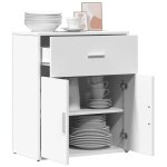 Enfilade de rangement blanc - lemon� buffet bas blanc - 60x31x70cm - bois ding�nierie 116 - soldes