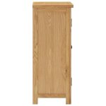 Enfilade de rangement brun - lemon� armoire 45x32x85cm - bois de ch�ne massif 912 - soldes